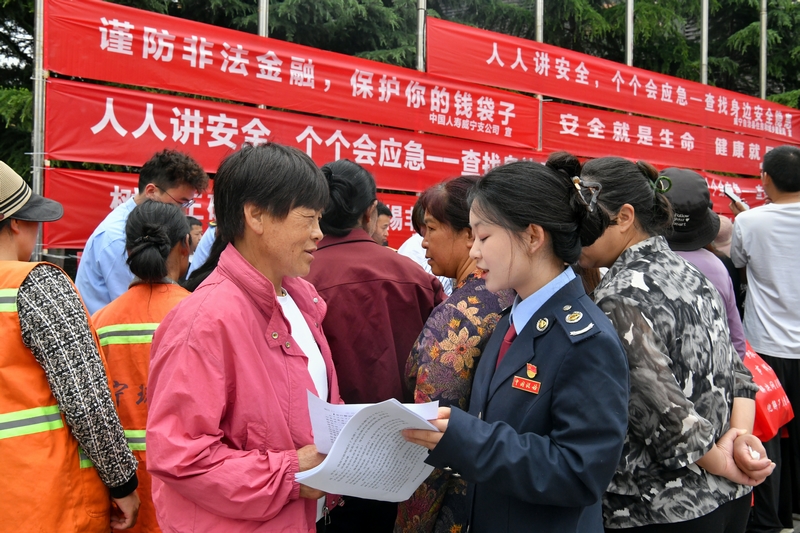 宣傳活動現場。張瑜顯攝