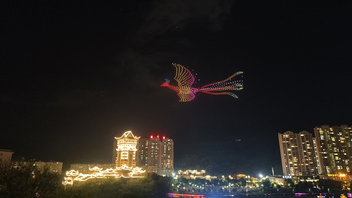 無人機表演。