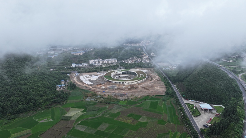 圖為貴州黃果樹游客服務中心主題項目。