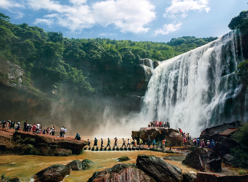 赤水大瀑布。