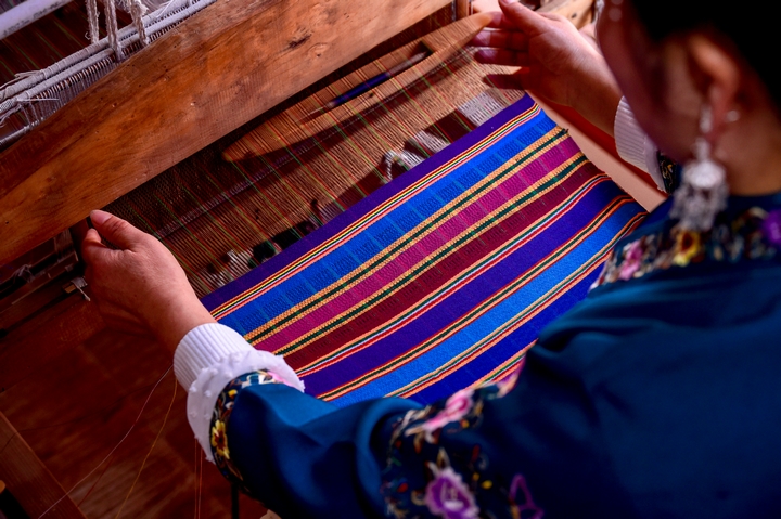 石柳莎 在織錦 李歆 攝