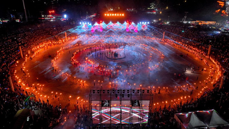 活動現場。林劍攝