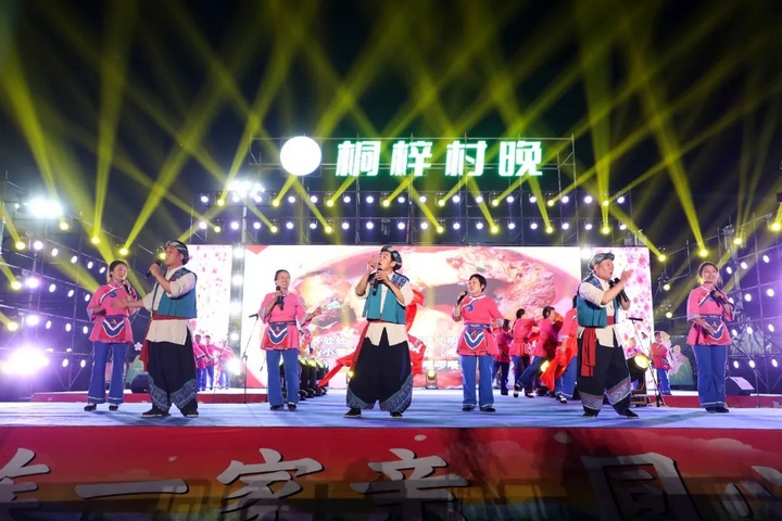 村晚現場。桐梓縣融媒體中心供圖.jpg