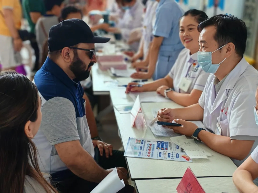 活動現場。