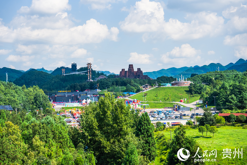 六盤水野玉海國家級旅游度假區。人民網記者 涂敏攝