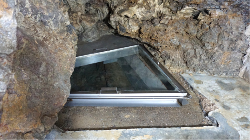 中華山水源地出水點。