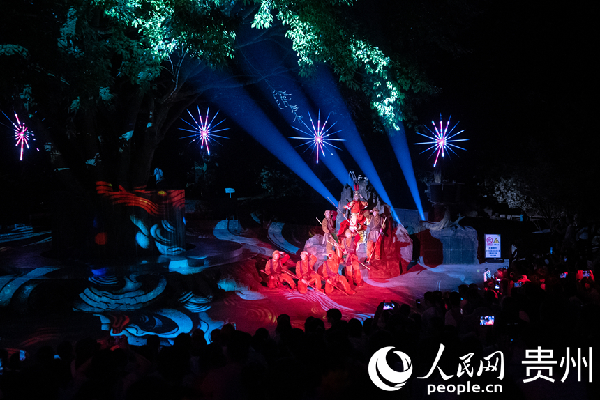 《再回西游》演出現場。人民網記者 涂敏攝