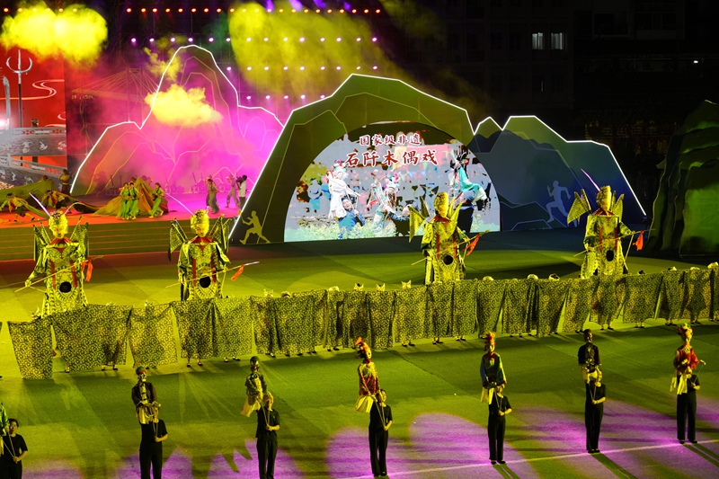 石阡木偶戲。黃石明攝