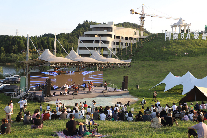 音樂派對。陶群攝