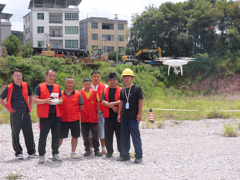 無人機實操現場。