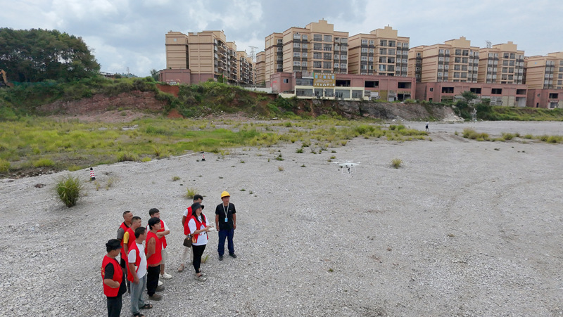 無人機實操現場。