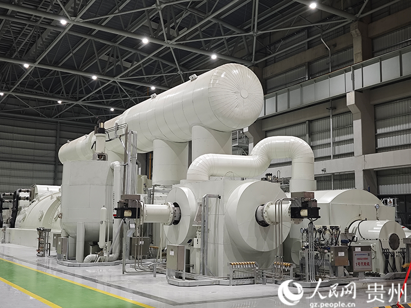 國家電投集團貴州金元織金項目1號機組。人民網 黃小桃攝