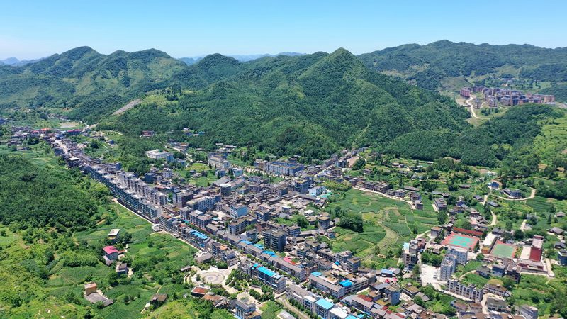 1、仙源鎮，避暑勝地。習水縣融媒體中心供圖