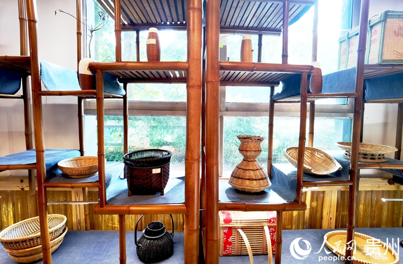 古樸實用的竹編器具。人民網記者 王秀芳攝