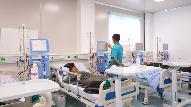 余慶縣松煙鎮中心衛生院血透室。