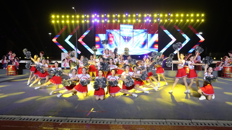 活動現場。