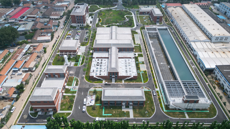 山東青島棘洪灘水廠。水電九局供圖