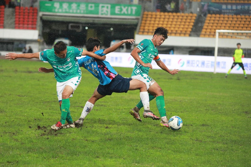 貴陽“城超”決賽現場。