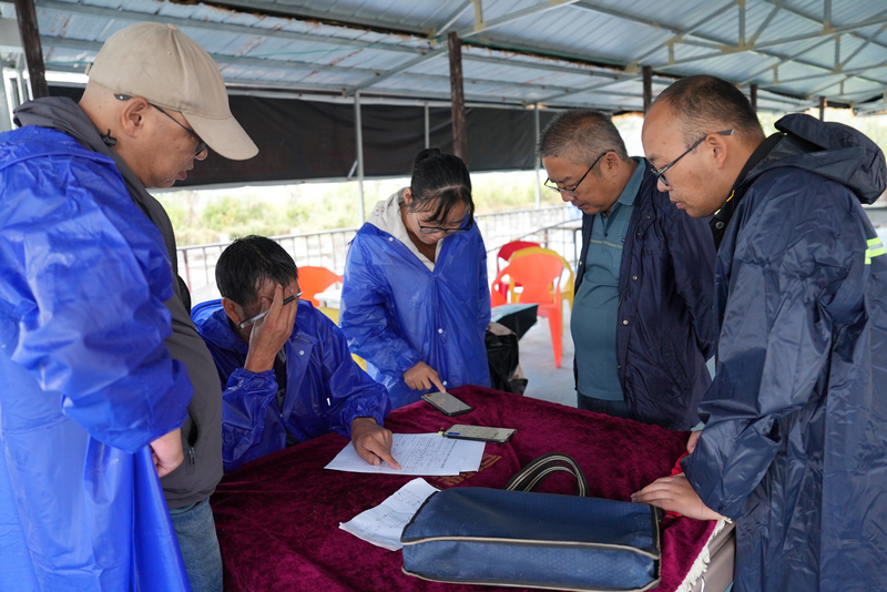 縣養殖發展中心正在計算勘測結果。