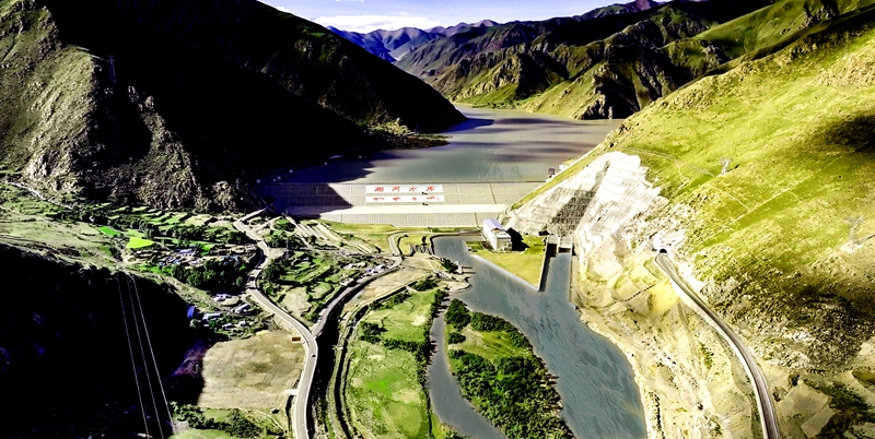 湘河水庫周邊生機盎然。