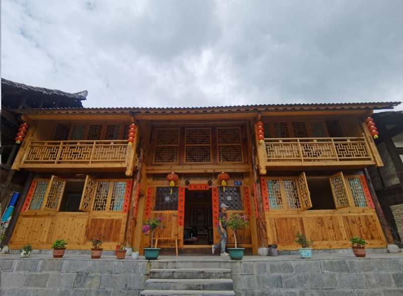 圖為：開陽縣龍廣村民宿