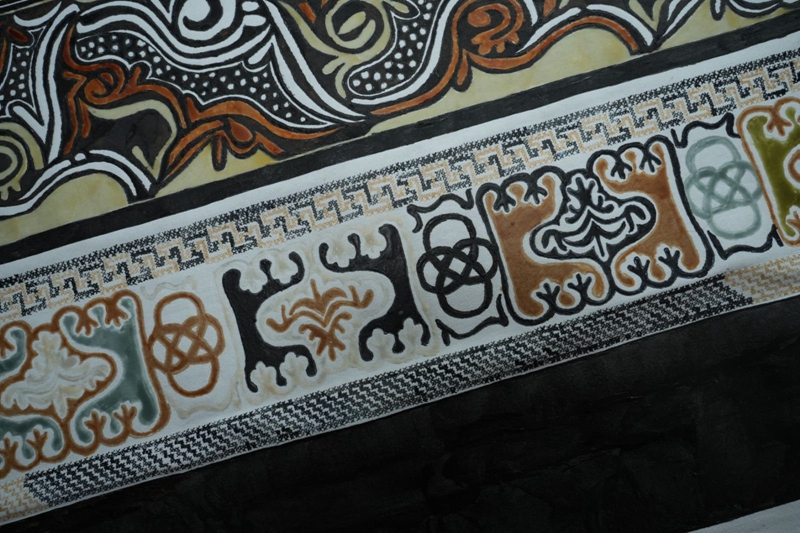 貴州農民夫妻成功制作國家一級文物巨幅非遺蠟畫壁掛 (4)