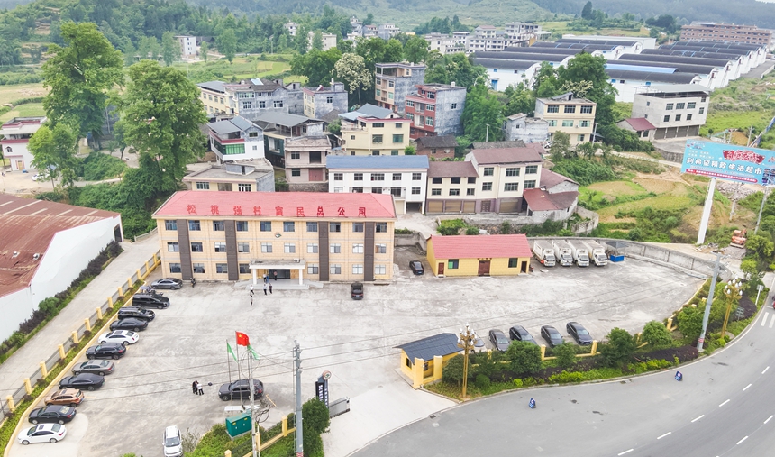 松桃自治縣去強村富民總公司。任濤攝