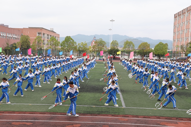 運動會現場。