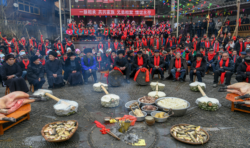 貴州雷山苗年資料圖。
