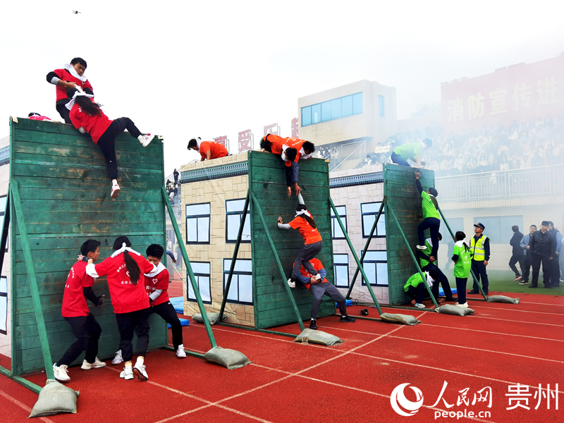 比賽現場。人民網記者 王秀芳攝