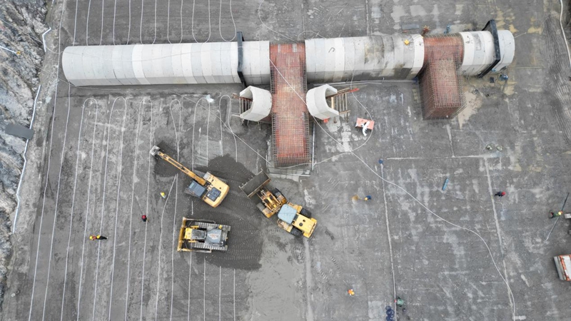 總投資已過半，花灘子水庫工程快速推進。